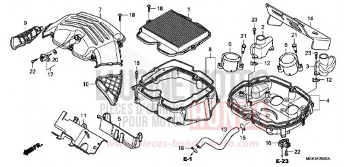 LUFTFILTER VFR1200FDD de 2013