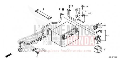 BATTERIE VFR1200XDG de 2016