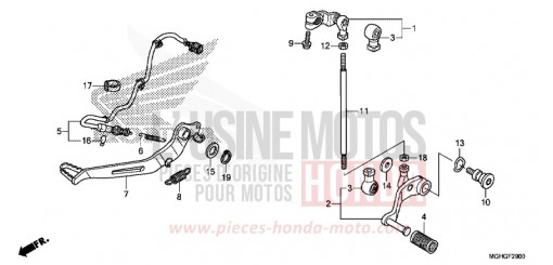 PEDALE VFR1200XDG de 2016