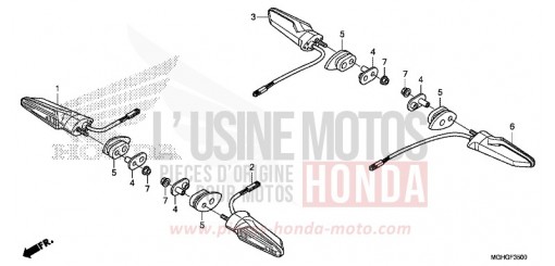 CLIGNOTANT VFR1200XDG de 2016