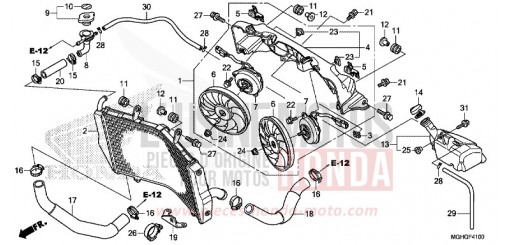 RADIATEUR VFR1200XDG de 2016