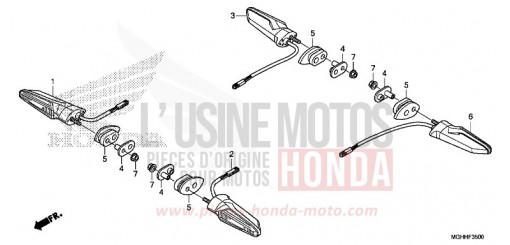 CLIGNOTANT VFR1200XDH de 2017