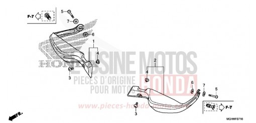 PROTEGE-DOIGTS VFR1200XDH de 2017