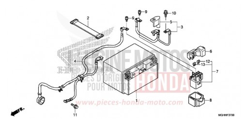 BATTERIE VFR1200XDH de 2017