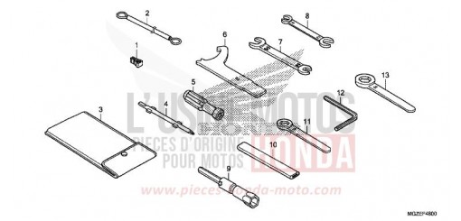 WERKZEUGE CB500FAF de 2015