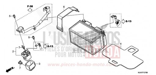 BATTERIE CB500FAG de 2016