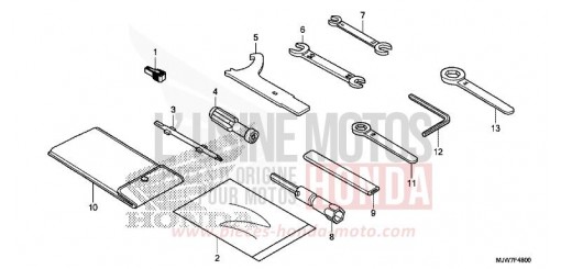WERKZEUG CB500FAG de 2016