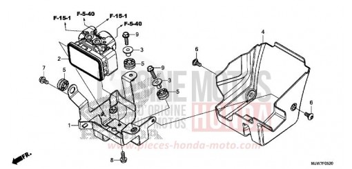 ABS-MODULATOR CB500FAG de 2016