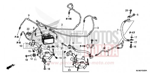 ABS-MODULATOR VFR800XF de 2015