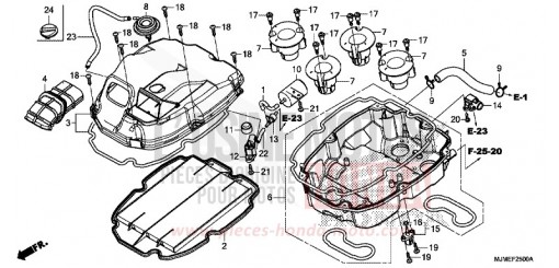 LUFTFILTER VFR800XF de 2015