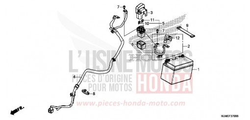 BATTERIE VFR800XF de 2015