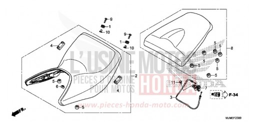 SITZ VFR800XH de 2017