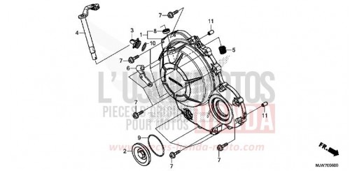 KURBELGEHAEUSEABDECKUNG CB500FAG de 2016