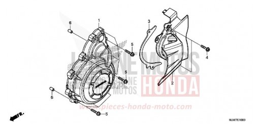 WECHSELSTROM-GENERATORABDECKUNG CB500FAH de 2017