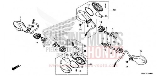 BLINKER CB500FAH de 2017