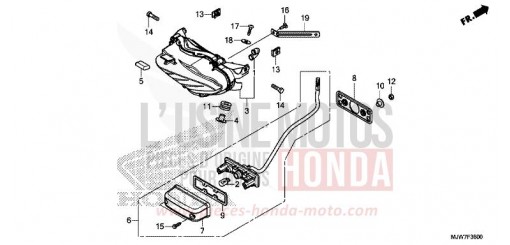 HECKLEUCHTE CB500FAH de 2017