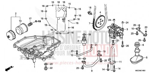 OELWANNE/OELPUMPE CB1100CAH de 2017
