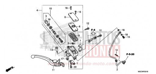 VORDERRADBREMSE CB1100CAH de 2017