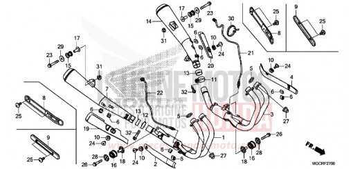 ABGAS-SCHALLDAEMPFER CB1100CAJ de 2018