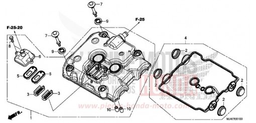 ZYLINDERKOPFDECKEL CB500FAJ de 2018