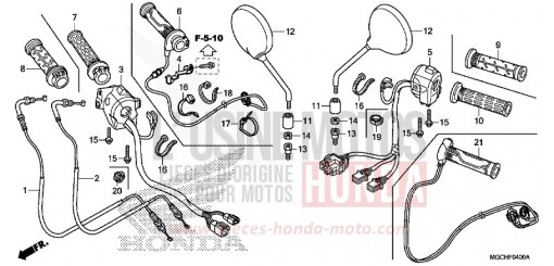 SCHALTER/KABEL CB1100NAH de 2017