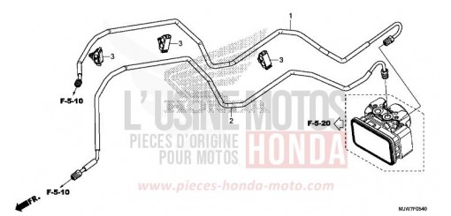 BREMSLEITUNG CB500FAJ de 2018