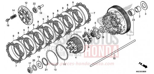 KUPPLUNG CB1100SAE de 2014