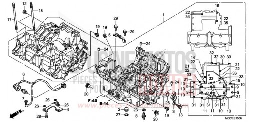 KURBELGEHAEUSE CB1100SAE de 2014