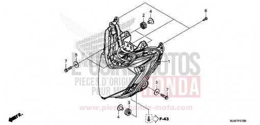 SCHEINWERFER CB500FAJ de 2018