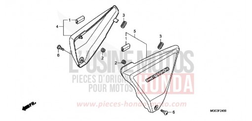 SEITENABDECKUNG CB1100AD de 2013