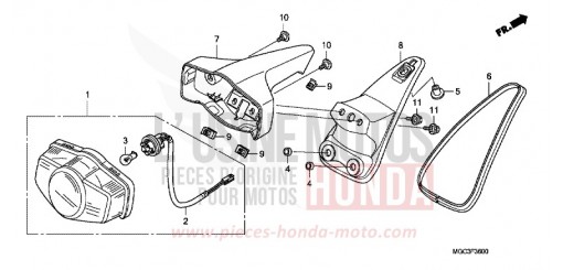 HECKLEUCHTE CB1100AD de 2013