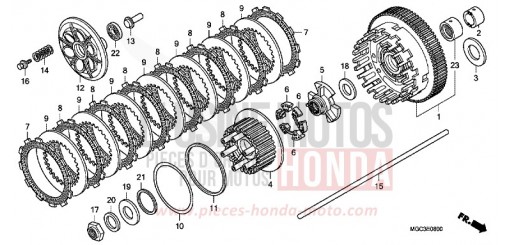 KUPPLUNG CB1100AD de 2013