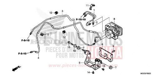 ABS-MODULATOR CB1100AE de 2014