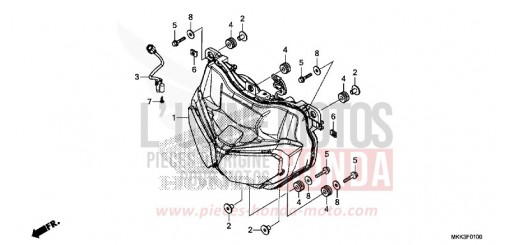 SCHEINWERFER CRF1000AJ de 2018