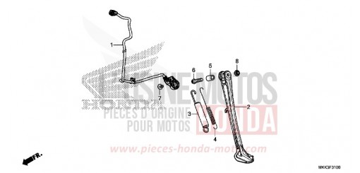 SEITENSTAENDER CRF1000AJ de 2018