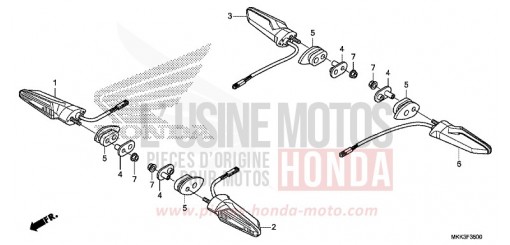 BLINKER CRF1000AJ de 2018