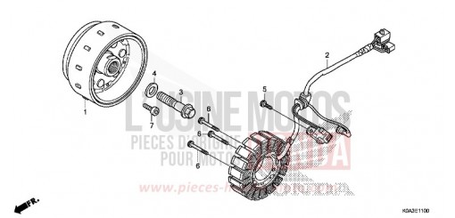 GENERATRICE CBF300NAJ de 2018