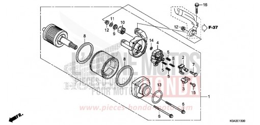 DEMARREUR CBF300NAJ de 2018