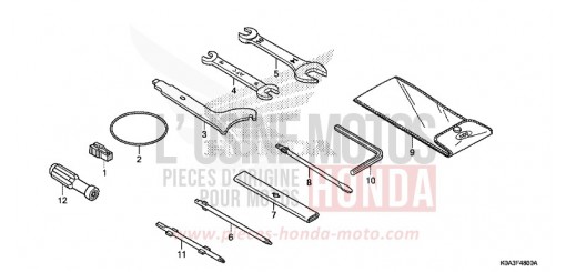 OUTILS CBF300NAJ de 2018