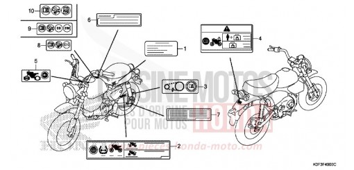 WARNETIKETT Z125MAK de 2019