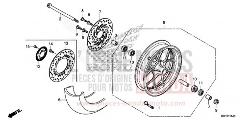VORDERRAD Z125MAK de 2019