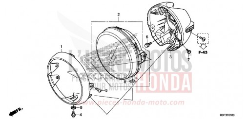 SCHEINWERFER Z125MAK de 2019