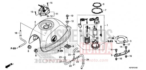 KRAFTSTOFFTANK Z125MAK de 2019