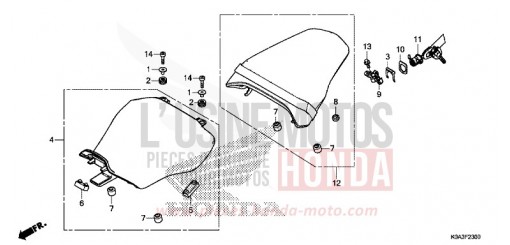 SITZ CBF300NAJ de 2018
