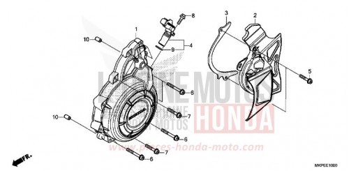WECHSELSTROM-GENERATORABDECKUNG CB500FAM de 2021