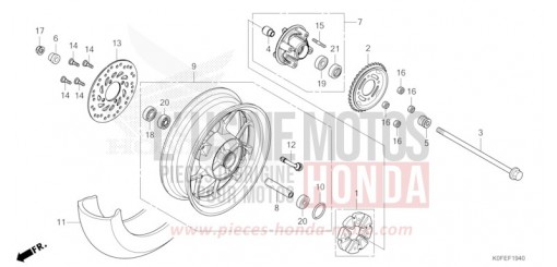 HINTERRAD Z125MAN de 2022