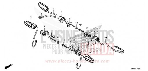 BLINKER CB500FAM de 2021