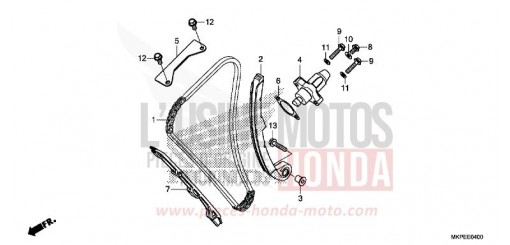 NOCKENWELLENKETTE/SPANNVORRICHTUNG CB500FAN de 2022