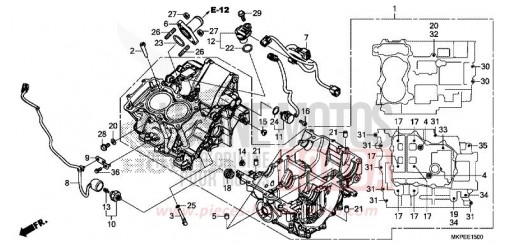 KURBELGEHAEUSE CB500FAN de 2022