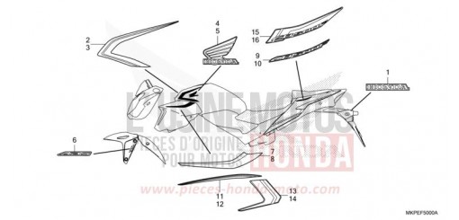 MARKE/STREIFEN CB500FAN de 2022